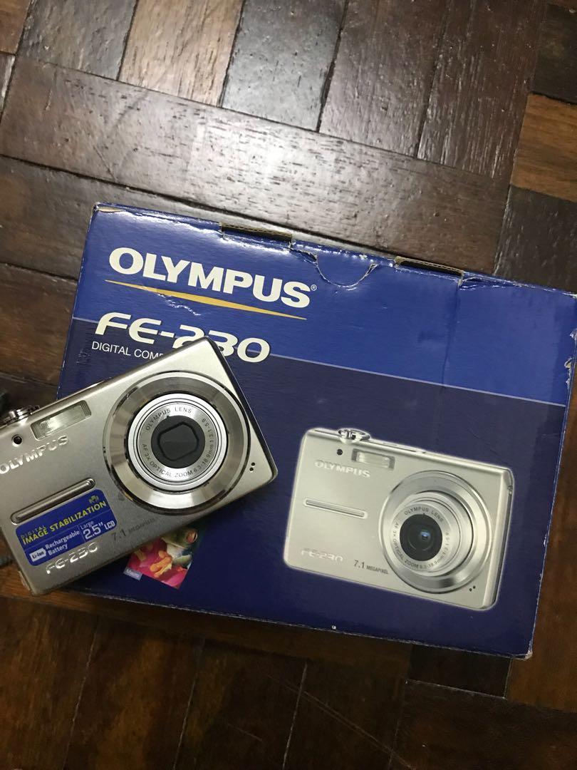 OLYMPUS FE230 DIGITAL CAMERA, Photography, Cameras on Carousell