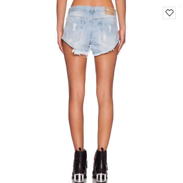 One Teaspoon Bandit Shorts Women s Fashion Bottoms Shorts on