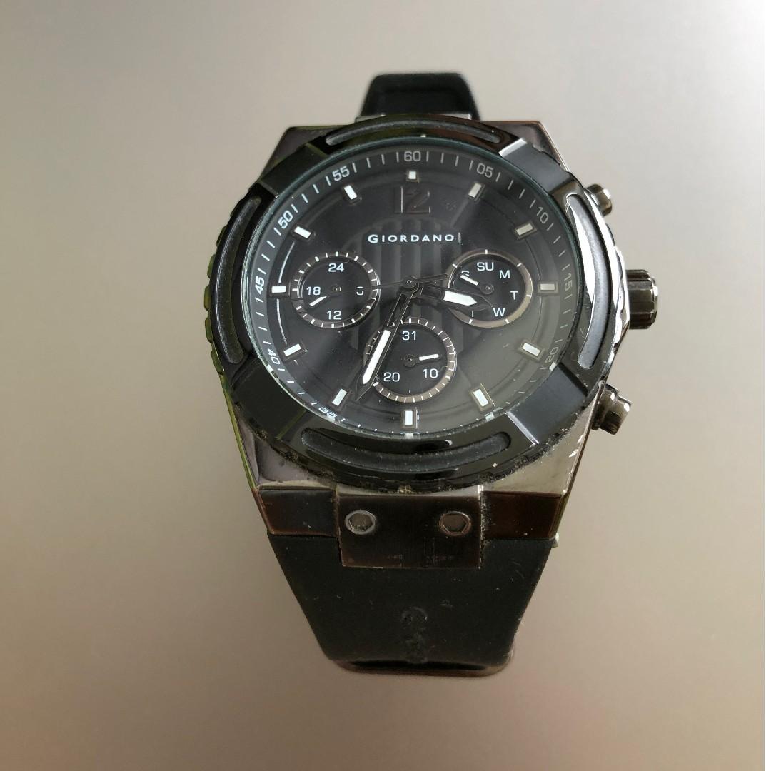 Giordano watches outlet silicone strap