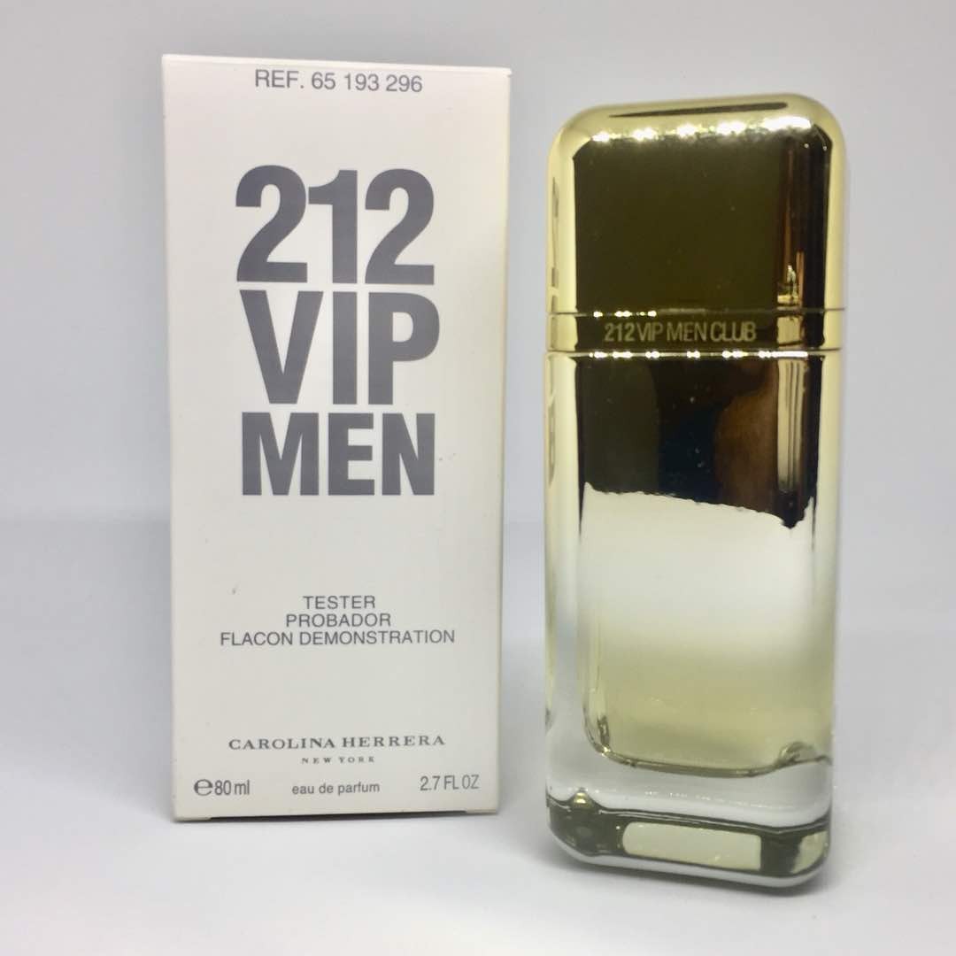 Original Tester Perfume Carolina Herrera 212 Vip Men Gold Health