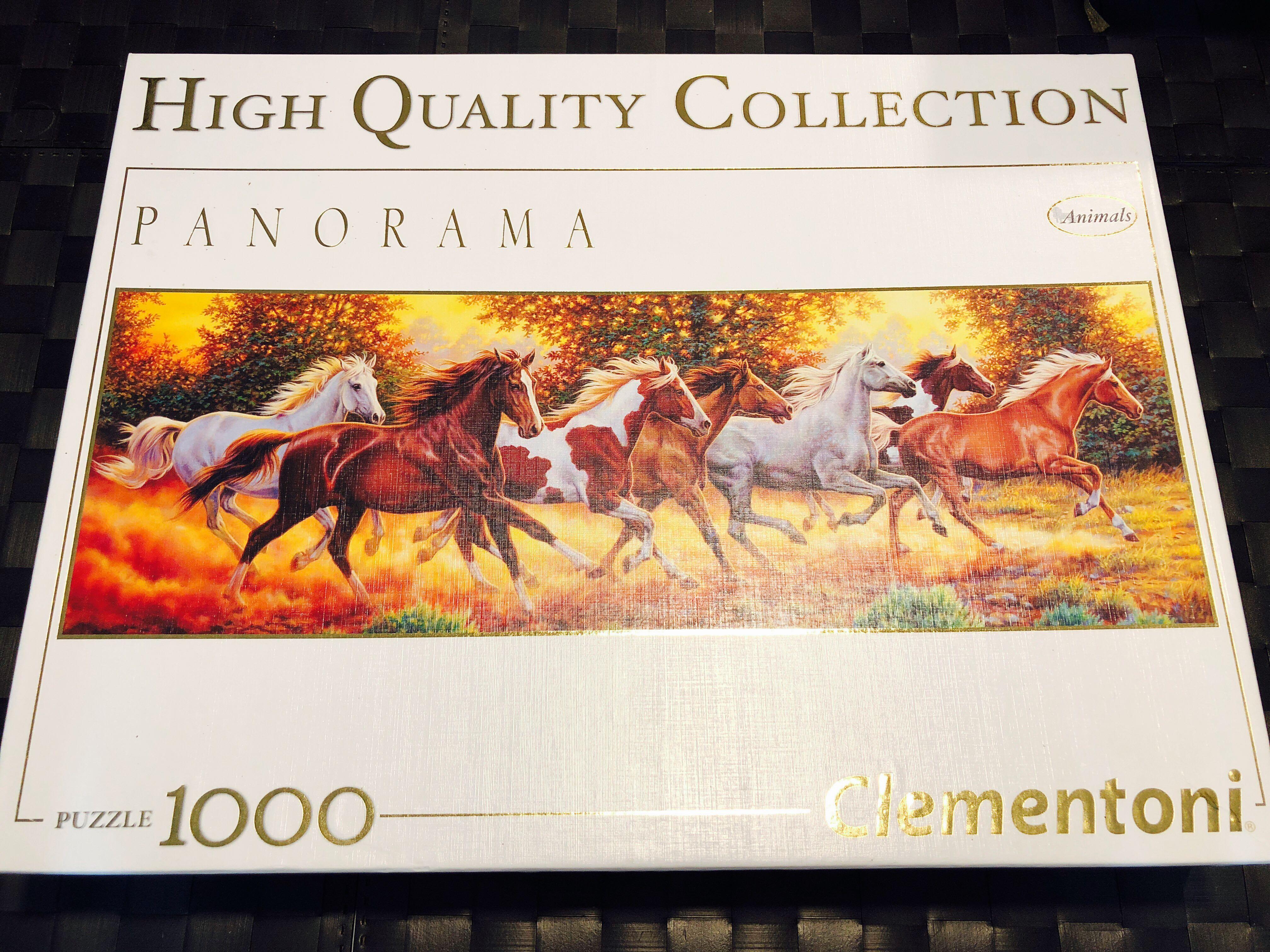 Puzzle Clementoni Panorama Horses 1000 Pièces 