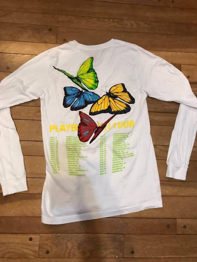 Playboi carti tour tee hot sale