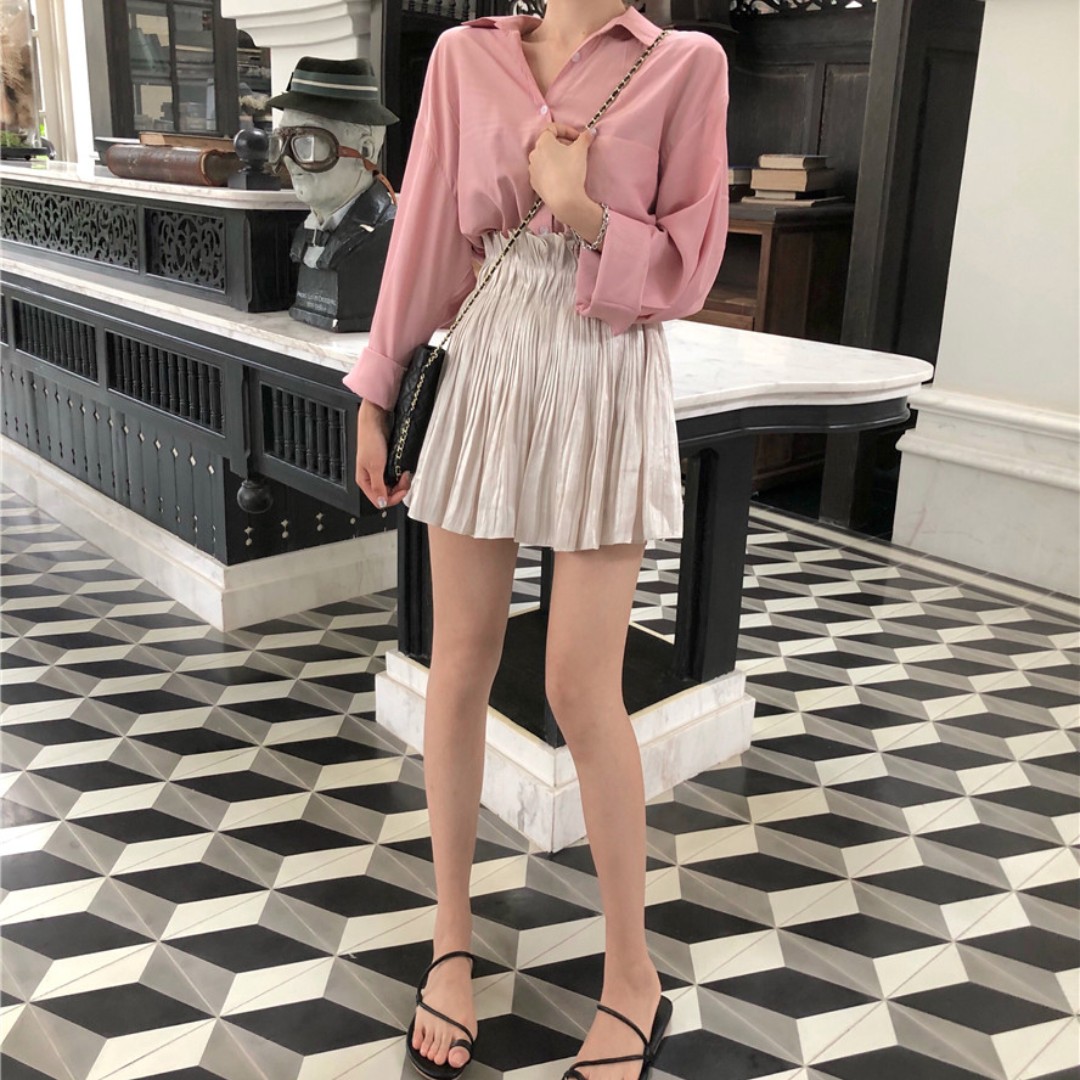 Po Whitney S Pink And White Outfit Korean Fashion Women S