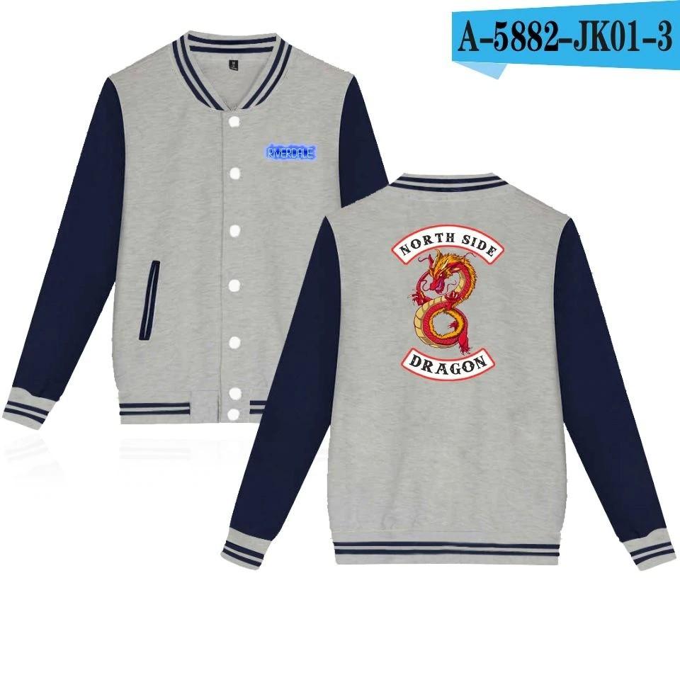 Pre Order Riverdale North Side Dragon Baseball Jacket Men S Fashion Clothes Tops On Carousell
