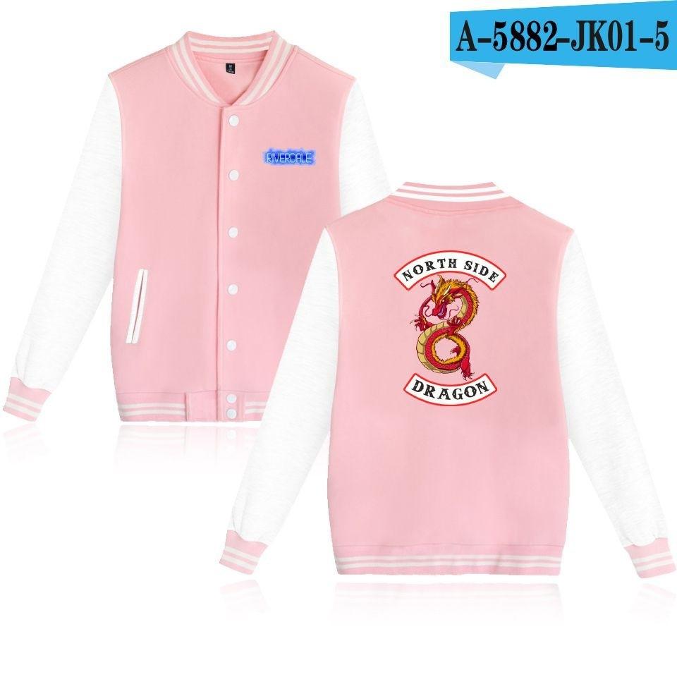 Pre Order Riverdale North Side Dragon Baseball Jacket Men S Fashion Clothes Tops On Carousell