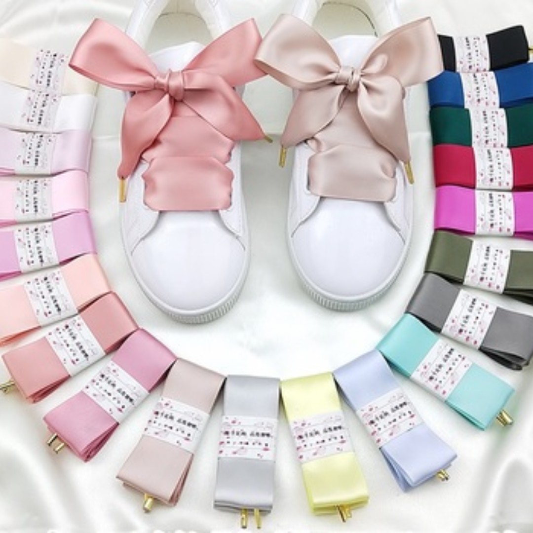 satin ribbon shoelaces