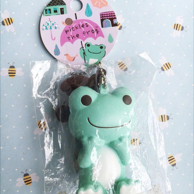 Squishy Pickles the frog PENDING