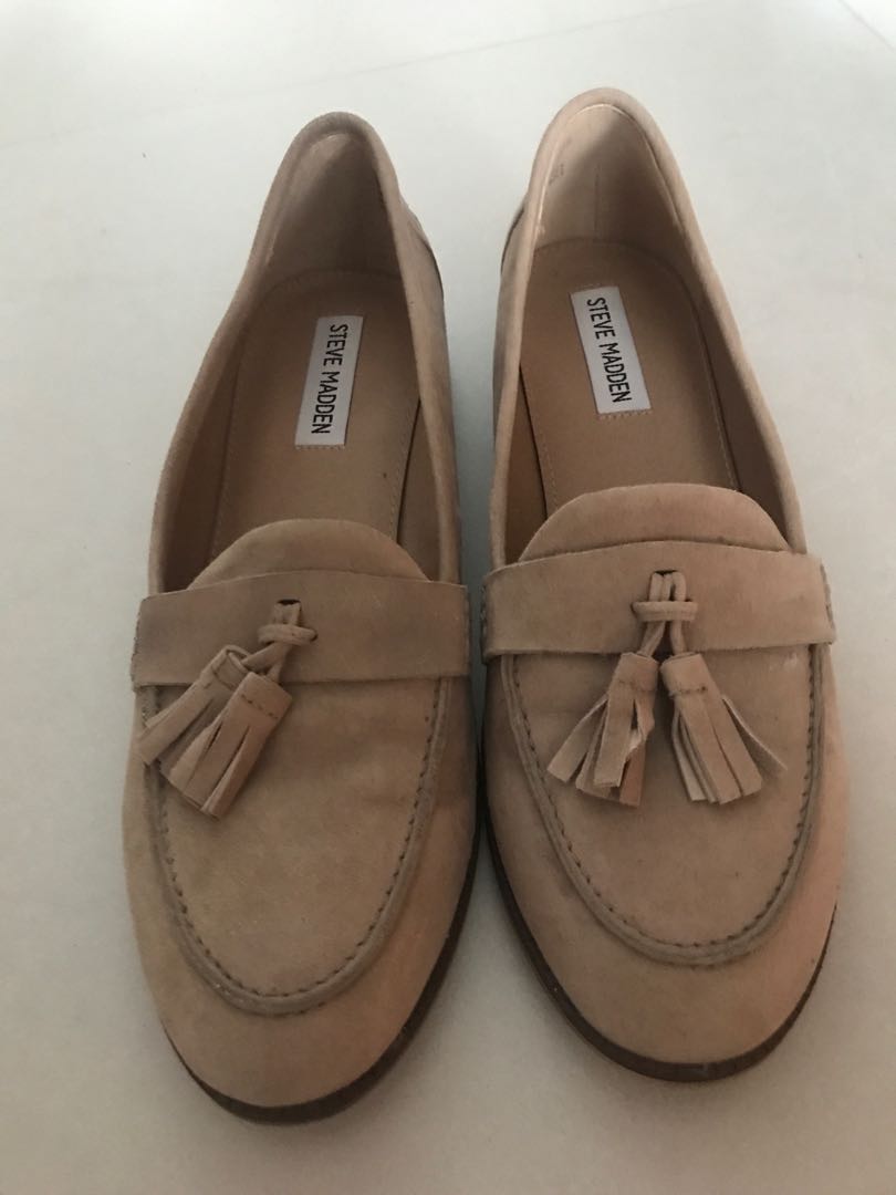 steve madden suede loafers