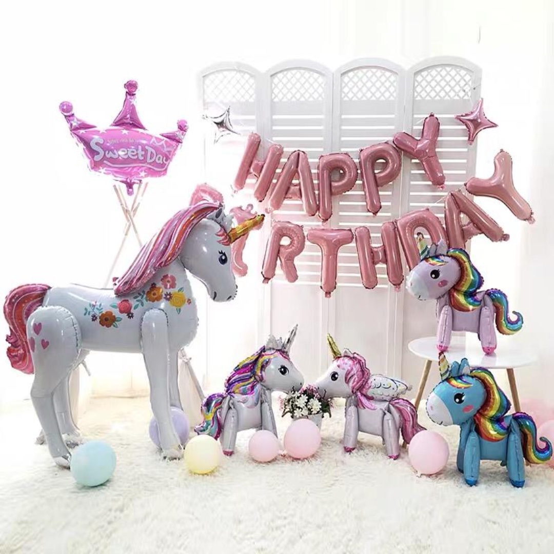 Super Big Unicorn Balloon Set Design Craft Others On Carousell