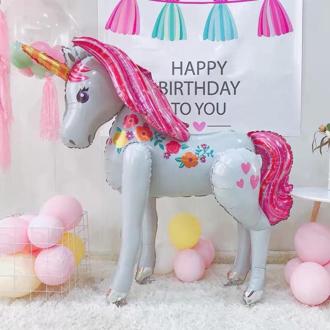 Super Big Unicorn Balloon Standing Design Craft Others On