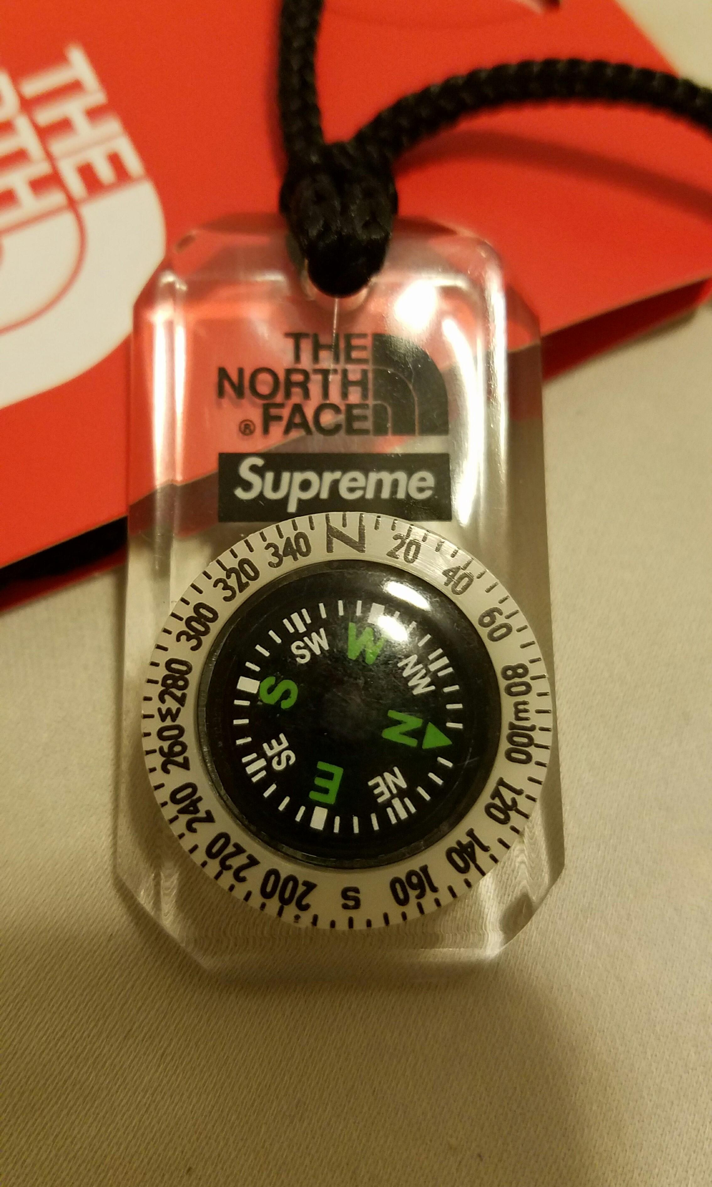 Supreme x north top face compass