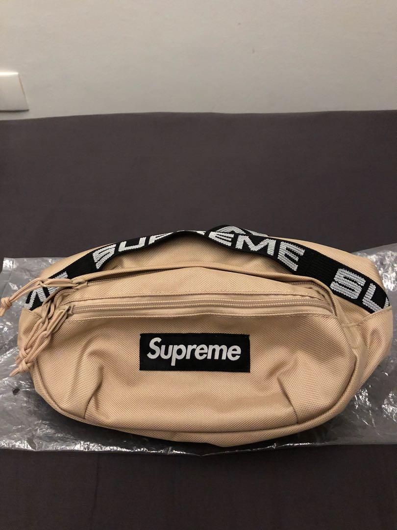 supreme ss18 tan waist bag