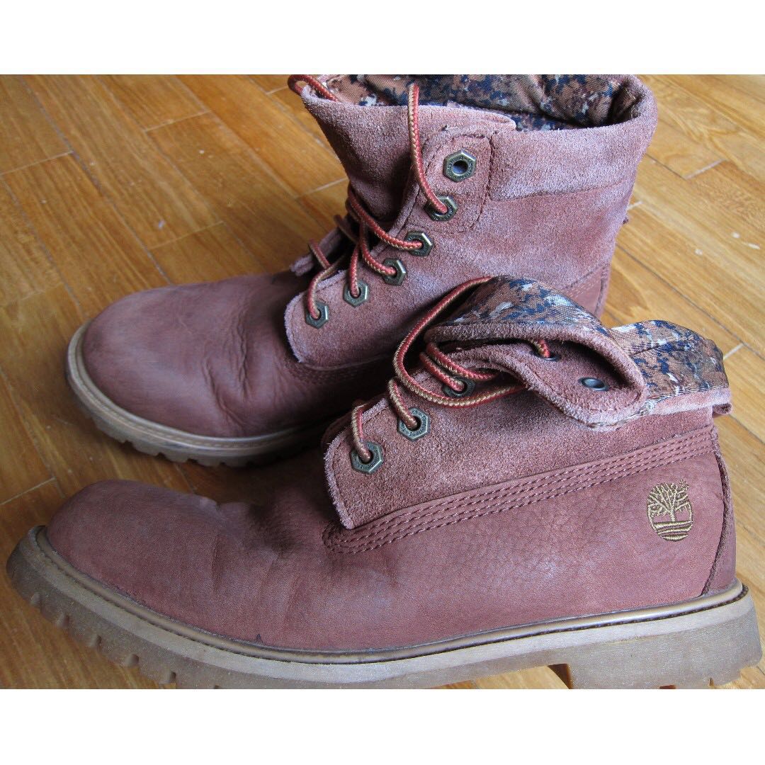 timberland roll top boots womens