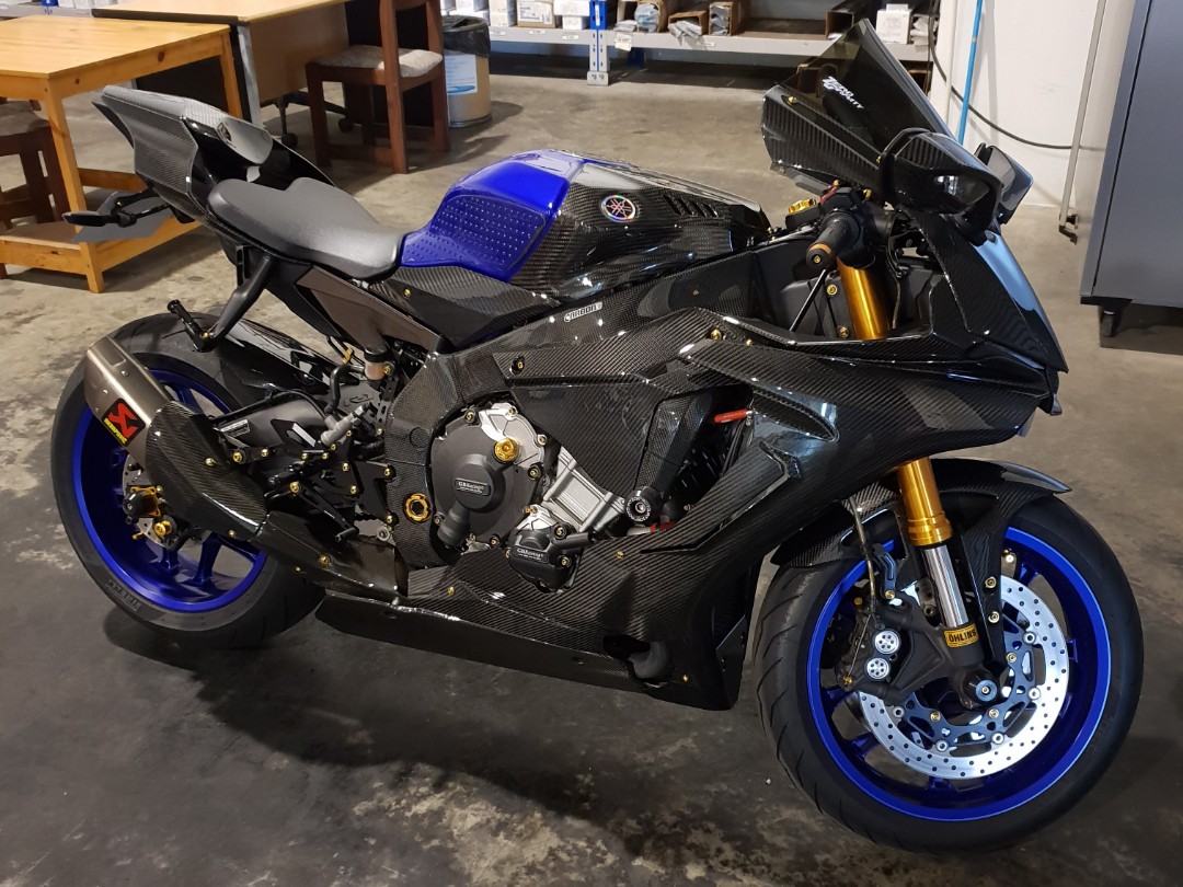 Yamaha R1 2015 Carbon Fibre Motorcycles Motorcycles For Sale Class 2 On Carousell
