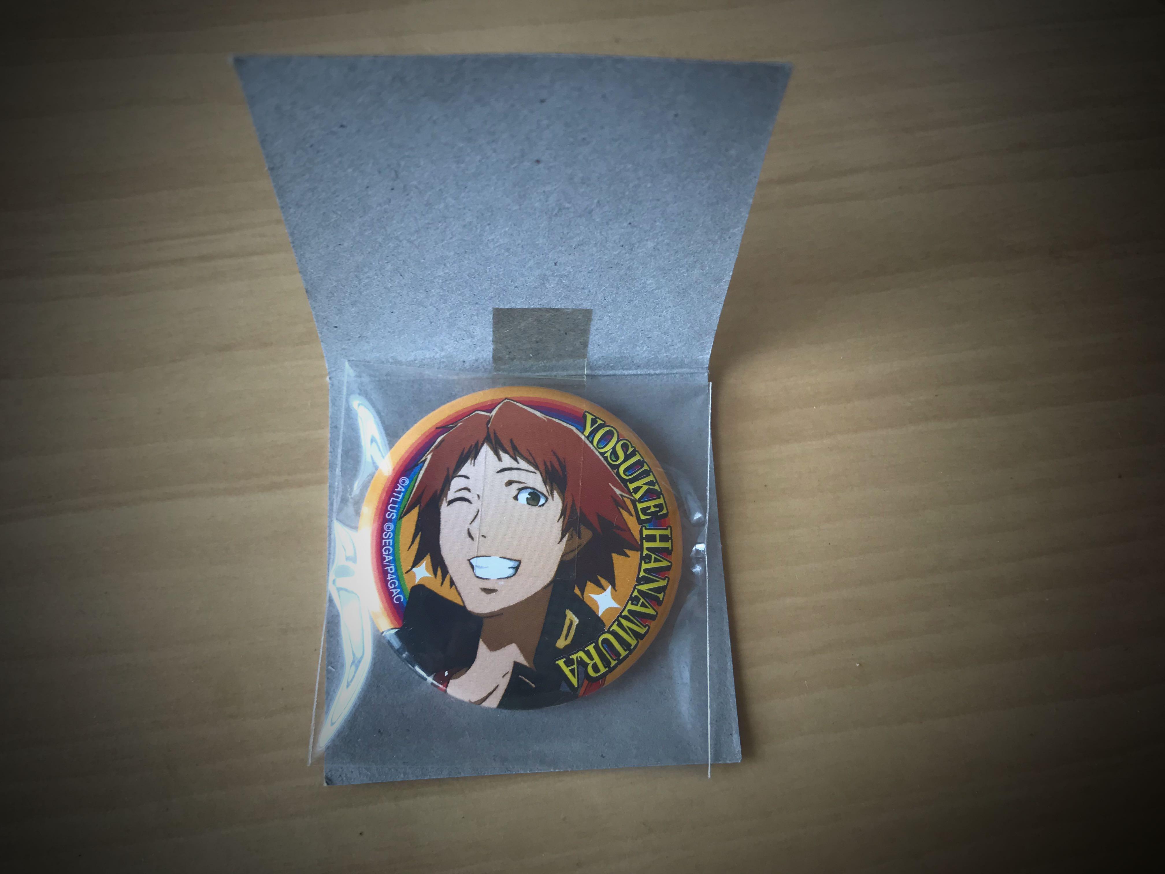 Yosuke Hanamura Badge Persona 4 Persona 4 Golden Toys Games Video Gaming Others On Carousell