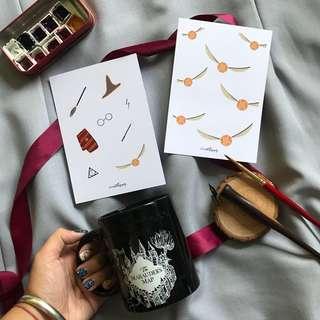 Harry Potter themed A6 prints