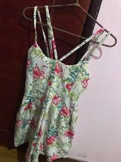 花花連身褲裝