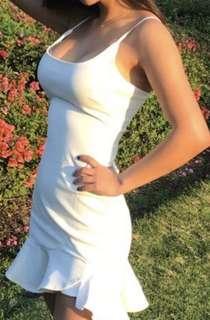 White fox boutique frill dress