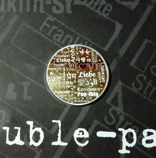 世界愛語比翼鳥愛情紀念幣 64205547959554110