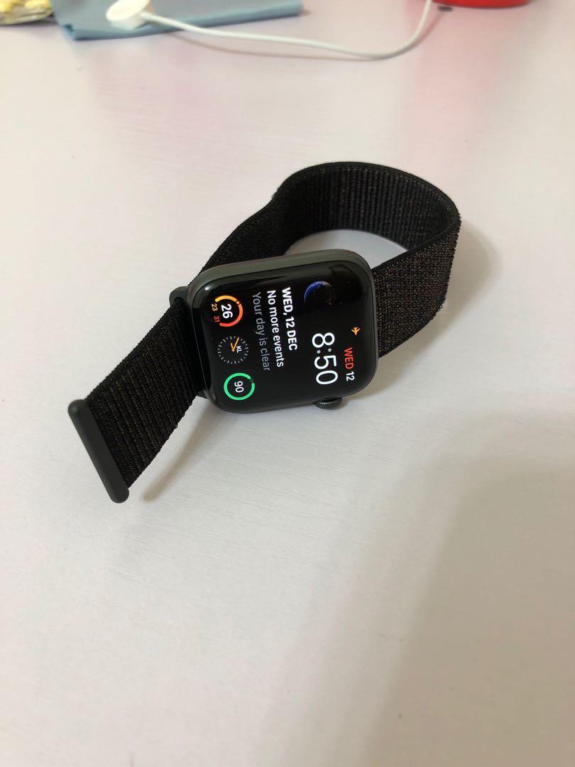 Apple Watch Series 4 44mm Black Sport Loop Men s Fashion Watches