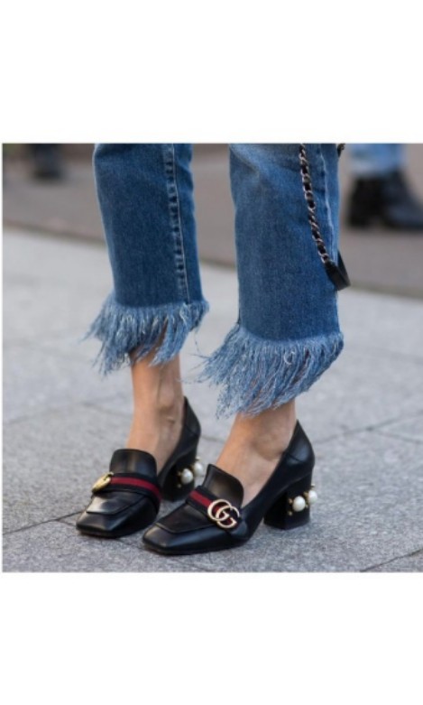 Gucci pearl pumps sale