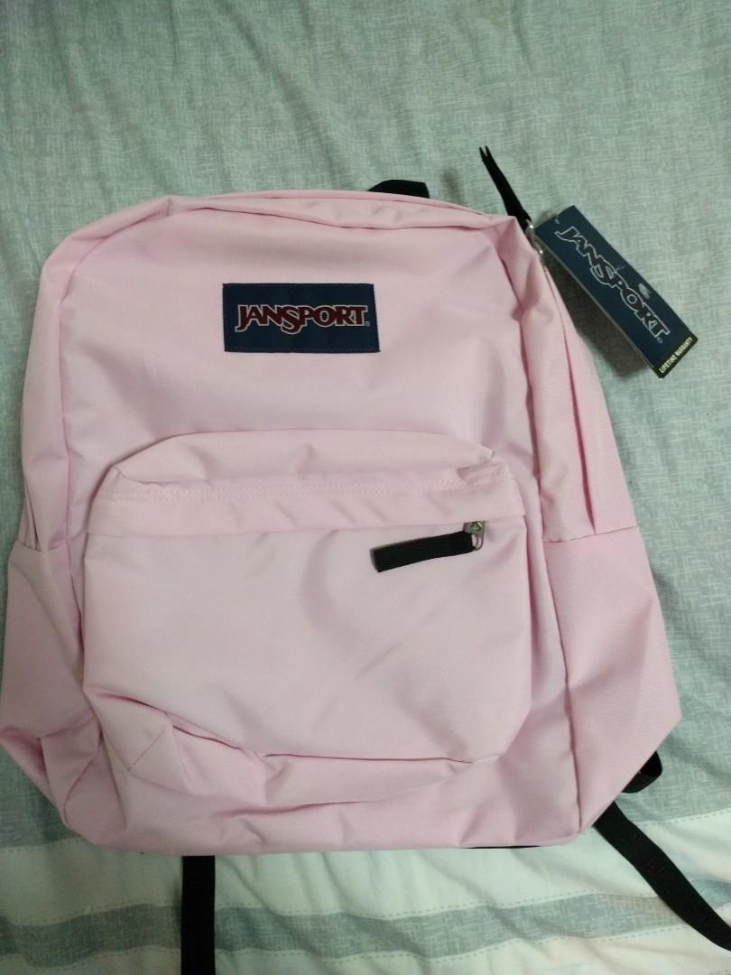 jansport superbreak backpack pink mist
