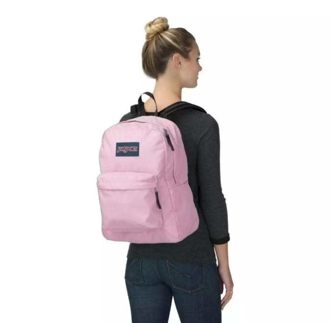 pink jansport backpack