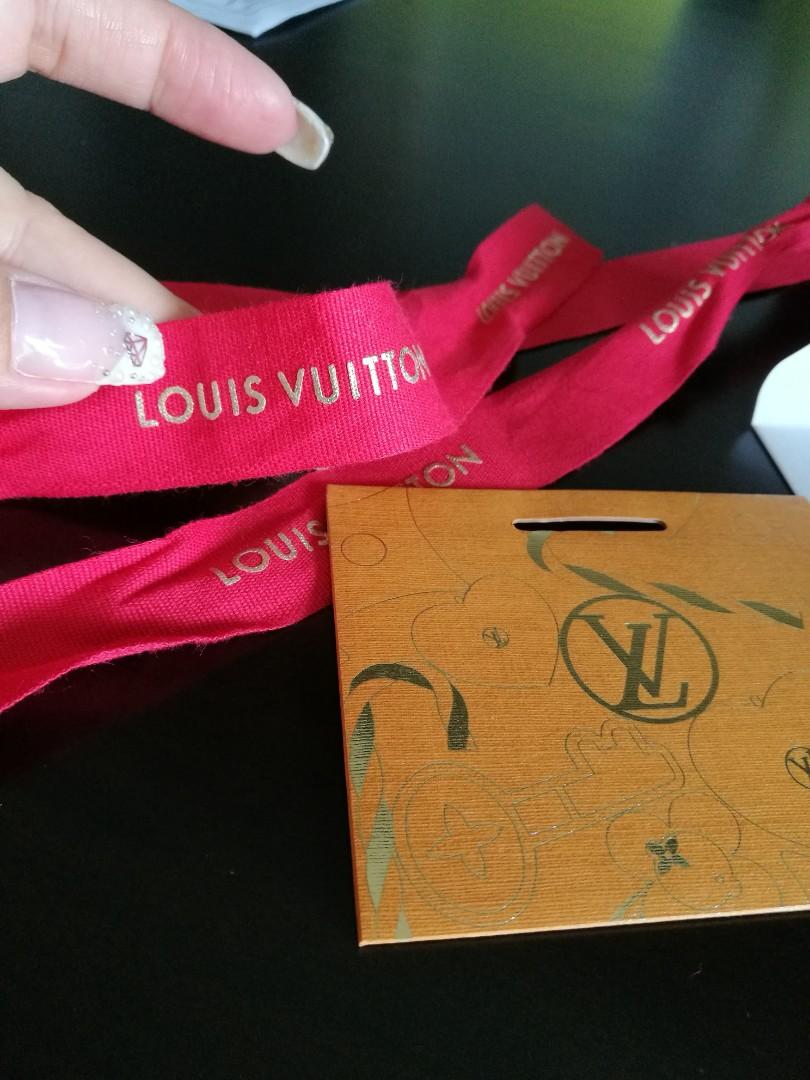 Louis Vuitton Gift Card + Envelope +Gift Note + 1 yd (36”) “Louis” Ribbon