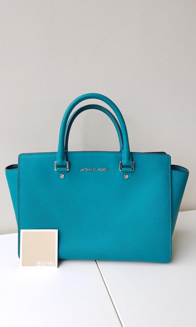 Michael kors on sale selma teal