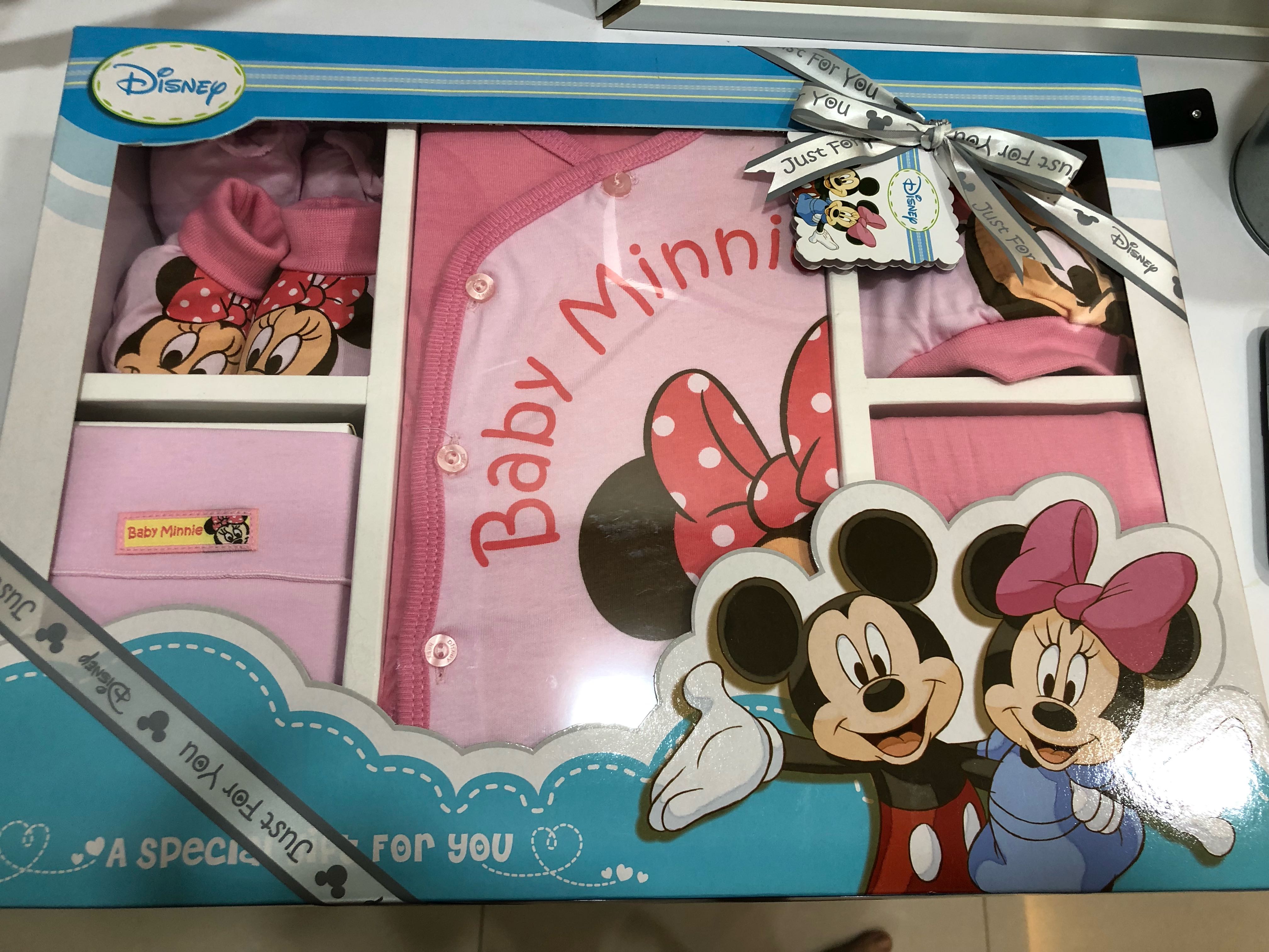 Baby Gift Set Minnie Mouse Babies Kids Babies Kids Fashion On Carousell