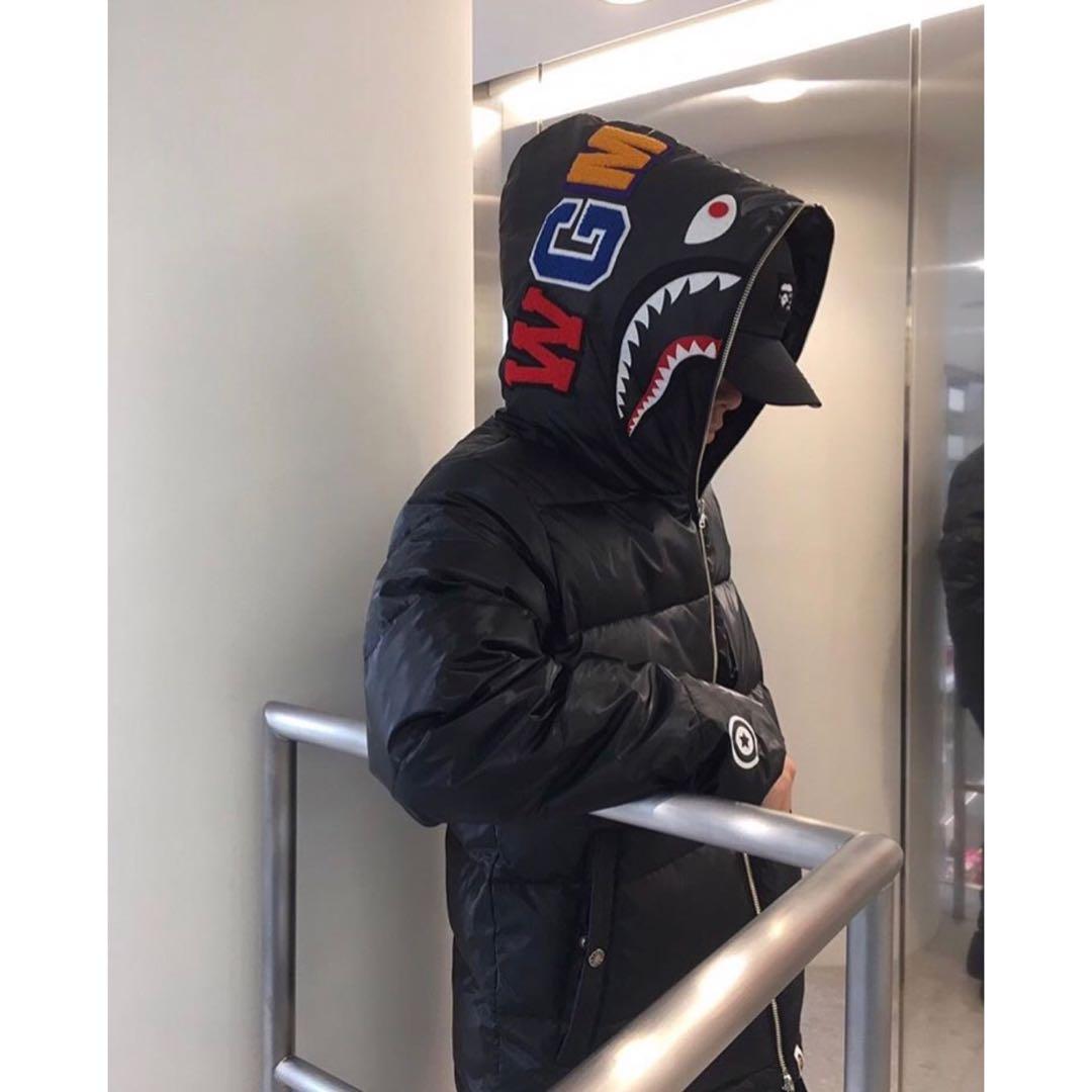 bape shark puffer jacket