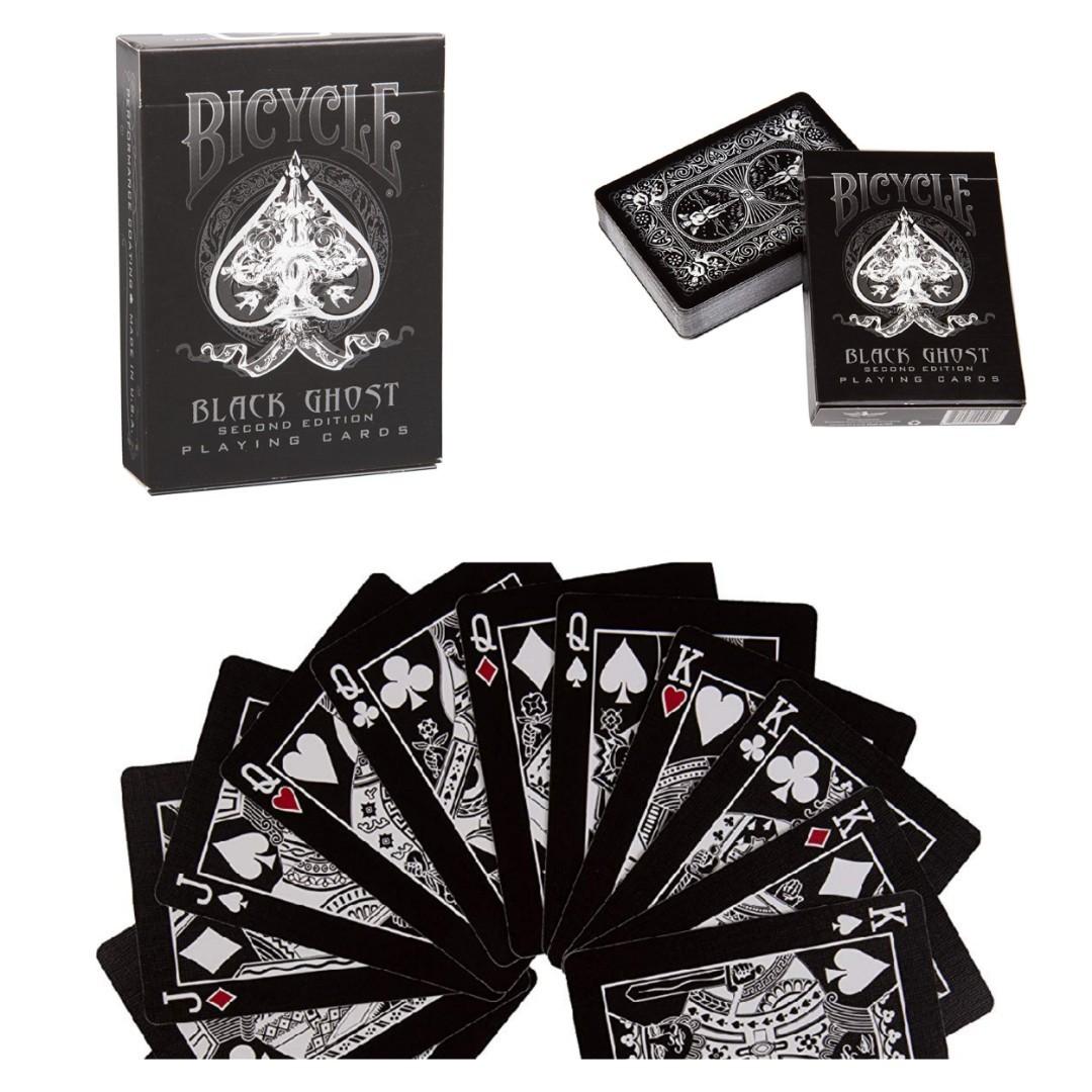 Bicycle Playing Cards Black Ghost Second Edition Toys Games Board Games Cards On Carousell
