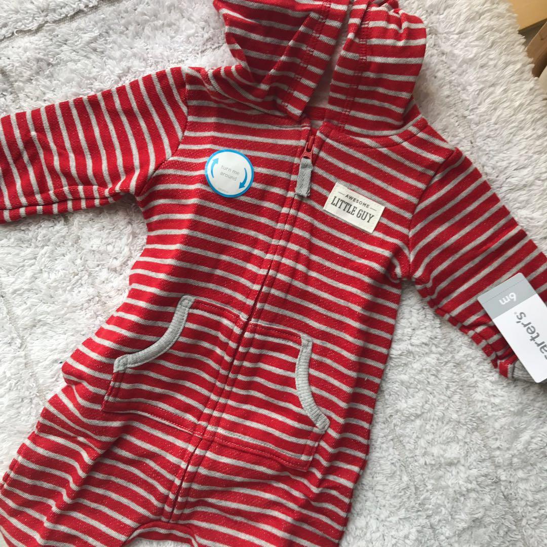 baby boy red romper
