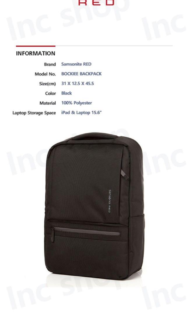 samsonite red bockiee backpack