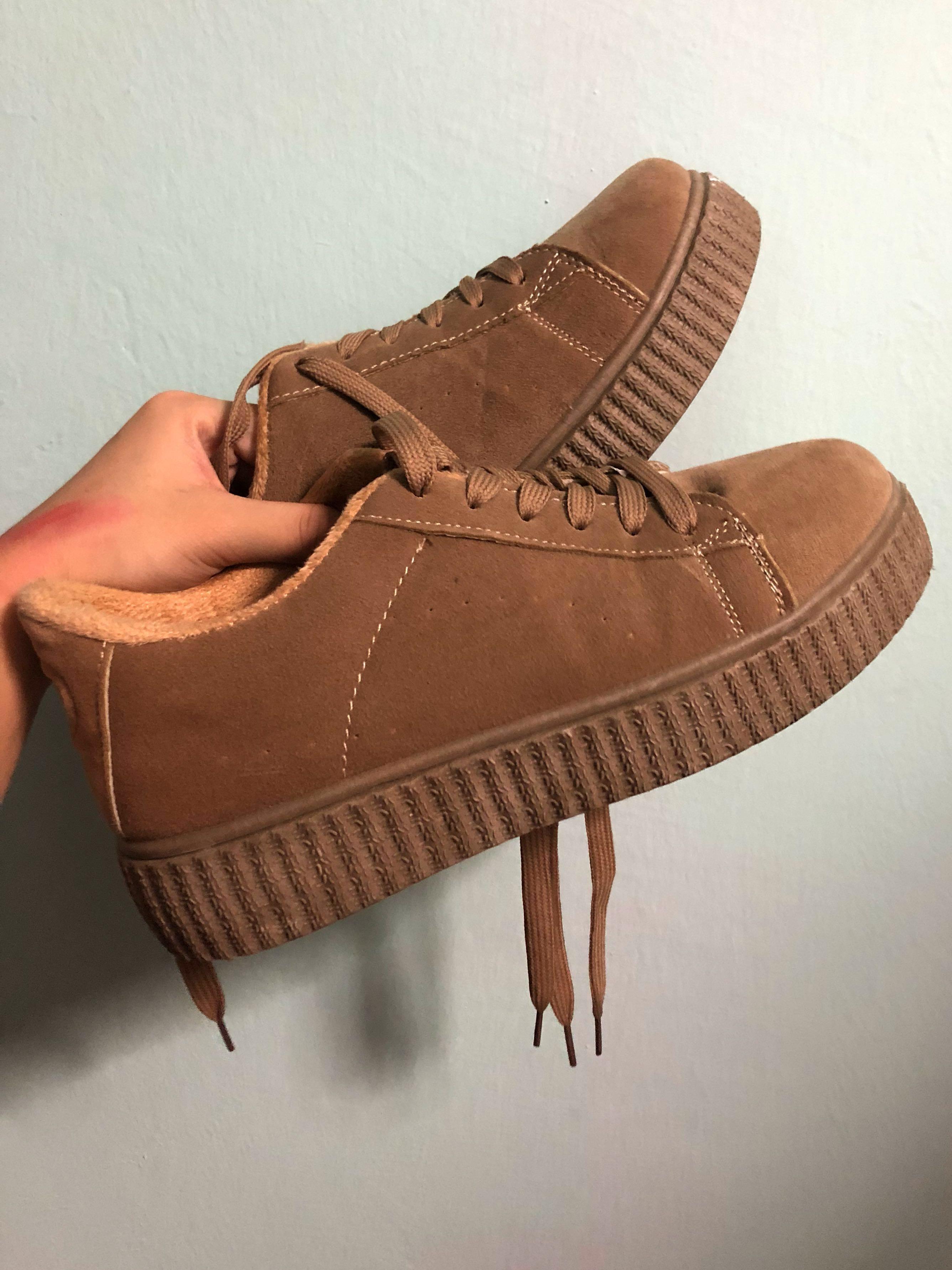 Brown creepers shoes
