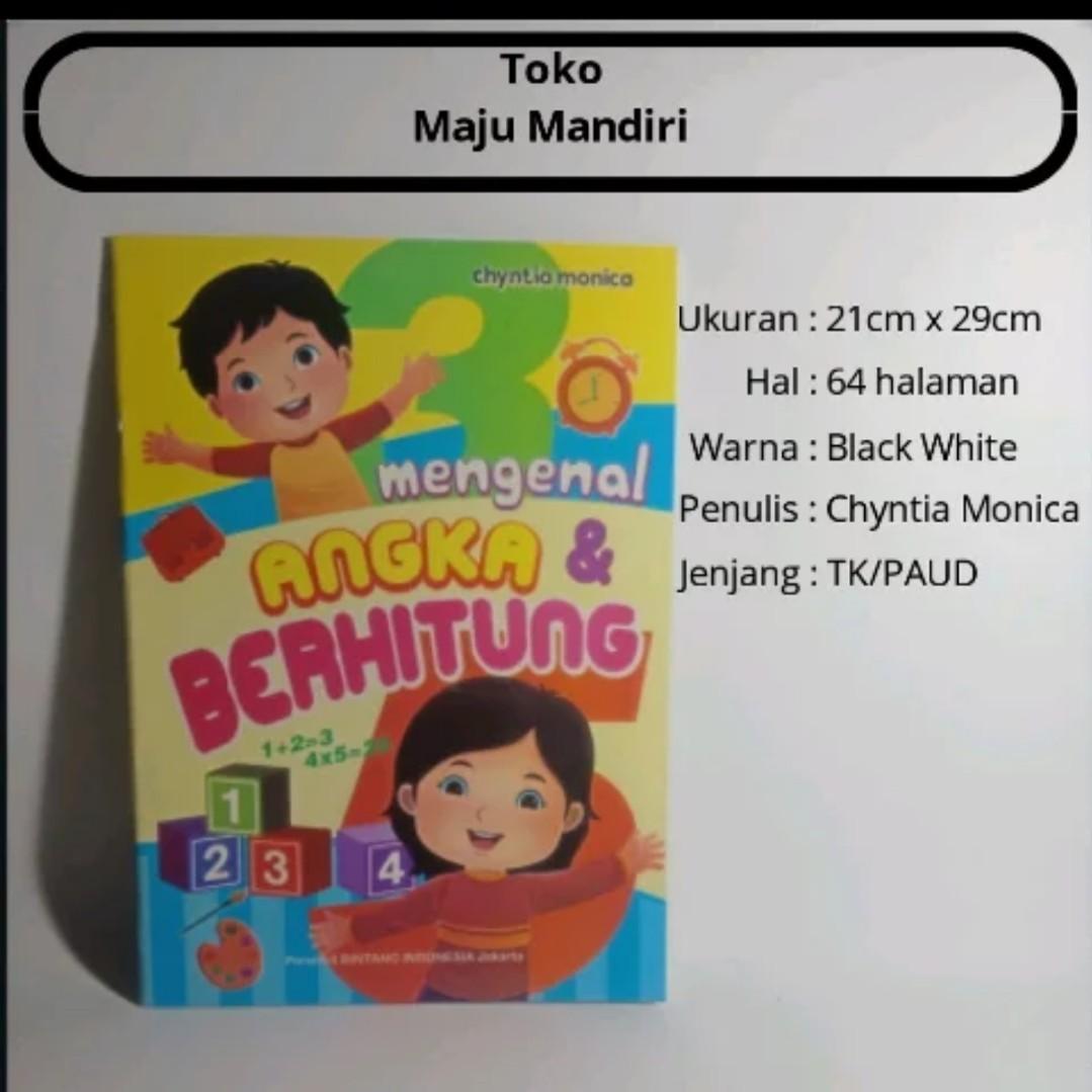 Buku Belajar Mengenal Angka Berhitung Untuk Tk Paud Buku Alat Tulis Buku Anak Anak Di Carousell