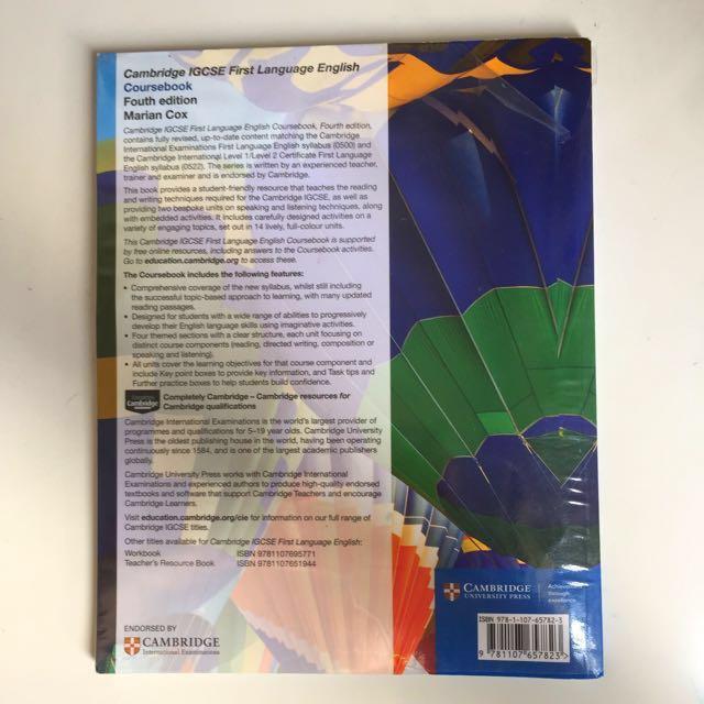 Cambridge igcse first language english coursebook fourth edition
