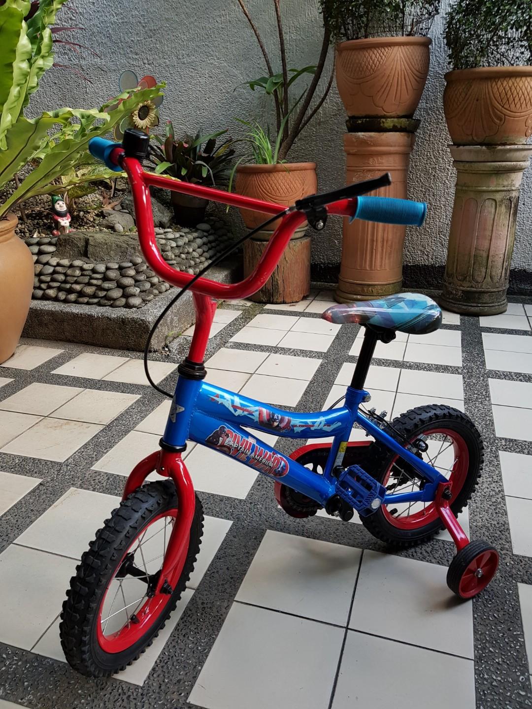 captain america bike for kids