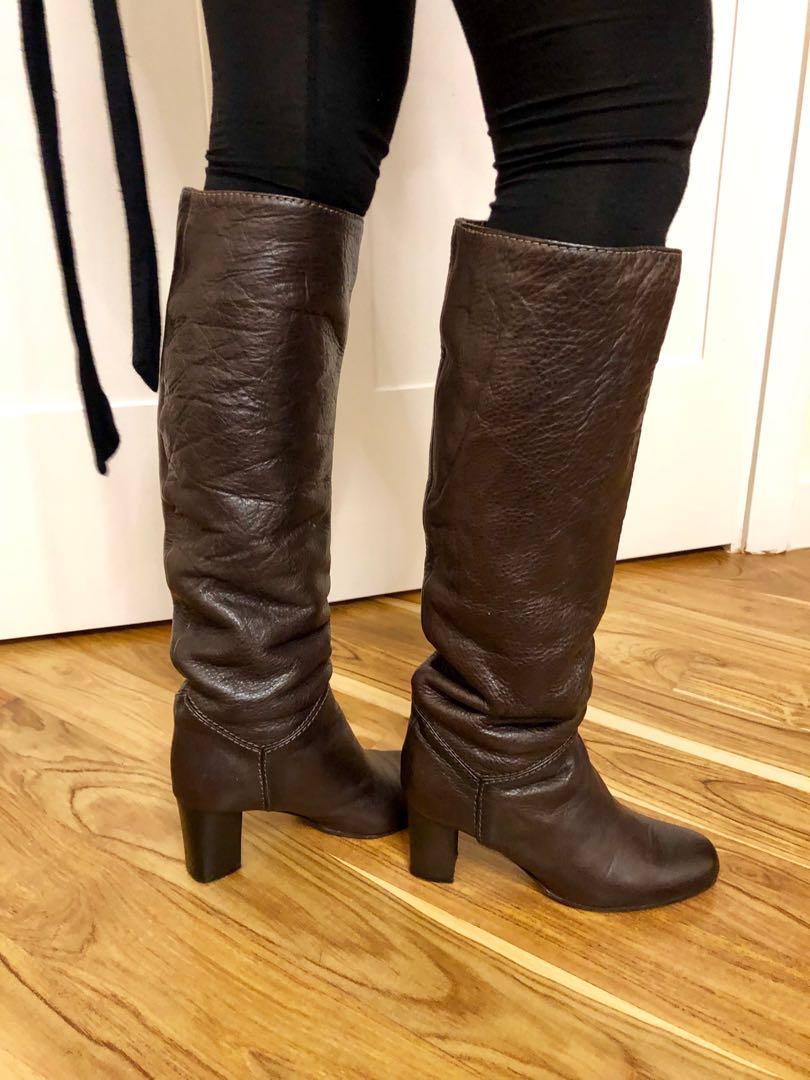 chloe long boots
