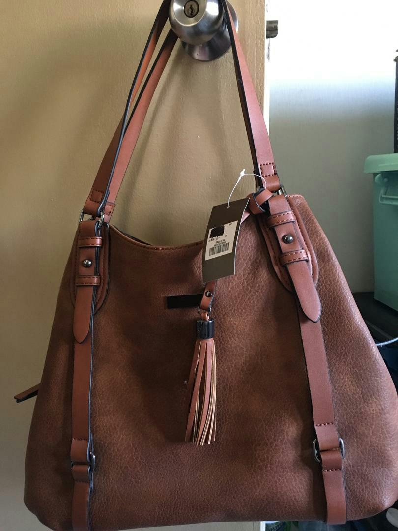 Joy Luxe Leather World Traveler Classy & Chic Iconic Handbag with RFID -  21047030 | HSN