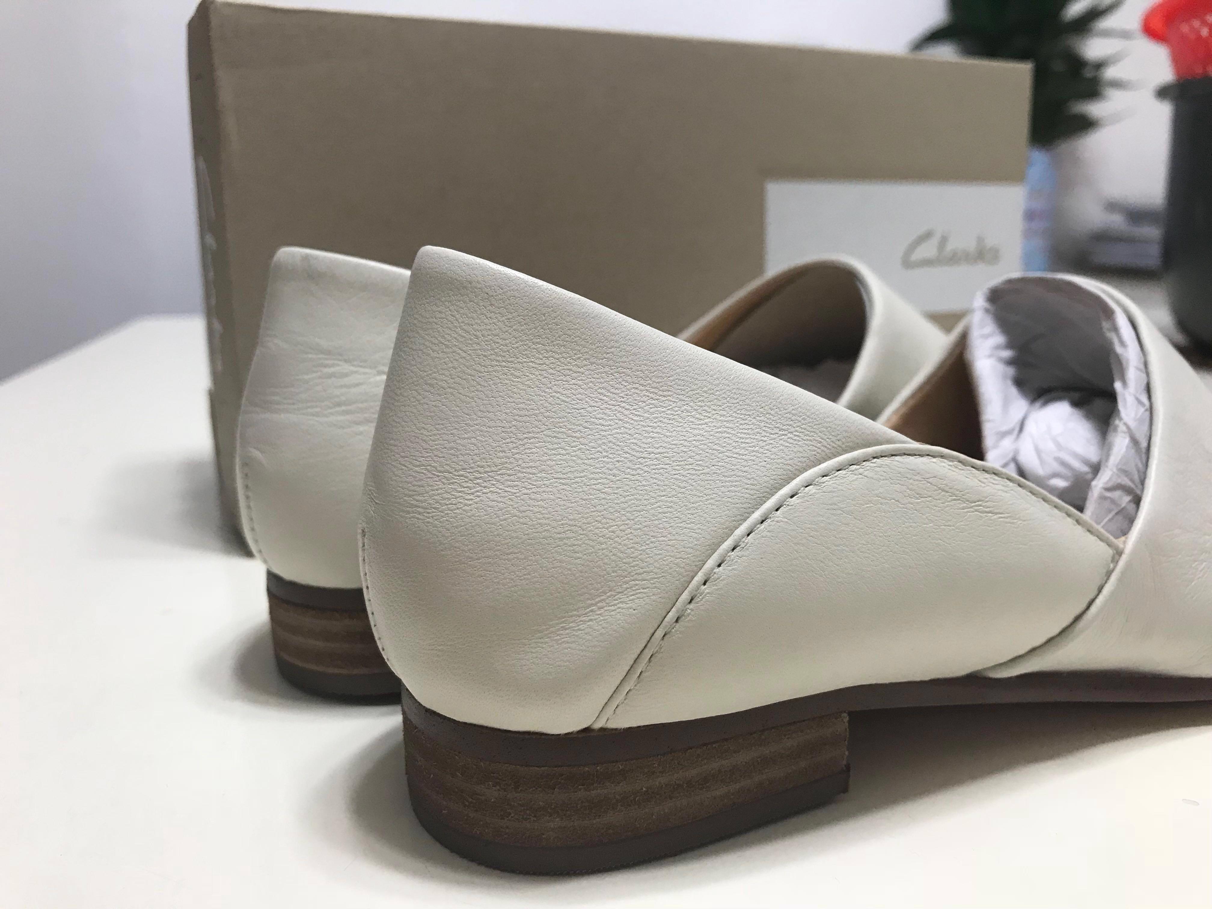 Clarks Pure Tone white 37 Carousell
