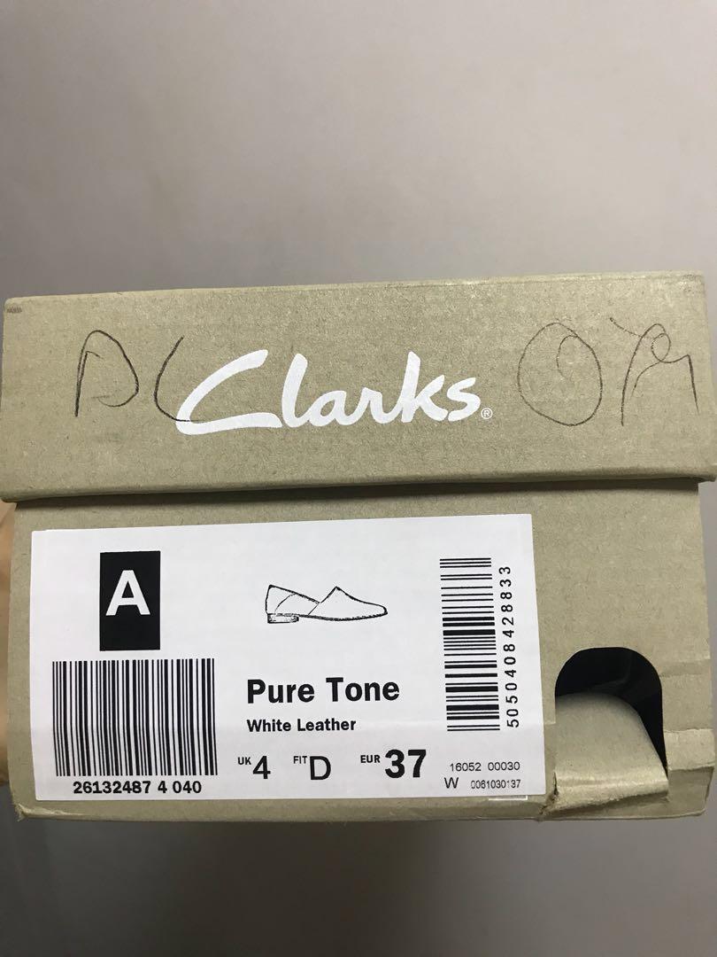 clarks pure tone white
