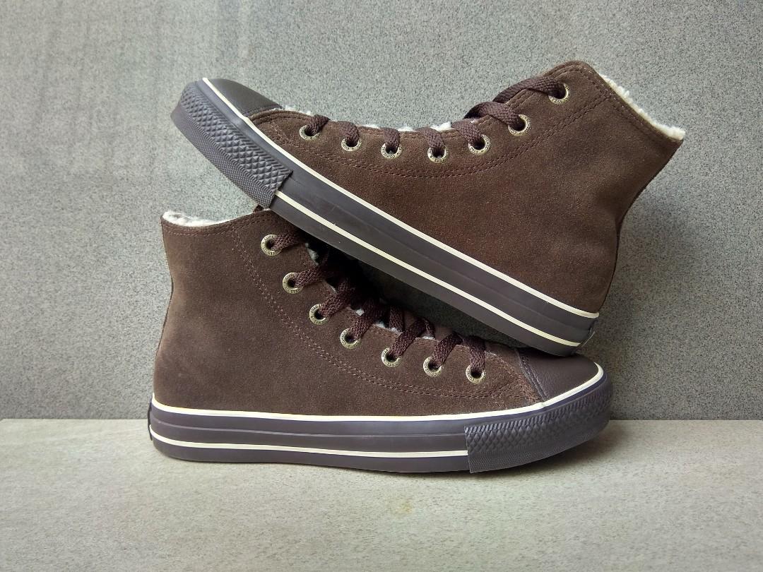 leather suede converse