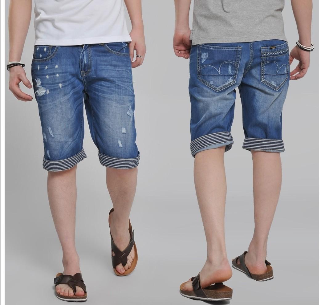 Denim Berms Bermuda Jeans Half Pants High Quality Fabrics Men S Fashion Clothes Bottoms On Carousell
