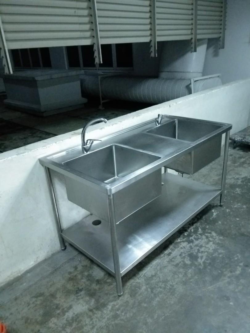 Double Sink Single Sink Cabinet Rack Work Table Etc Home Appliances Kitchenware On Carousell