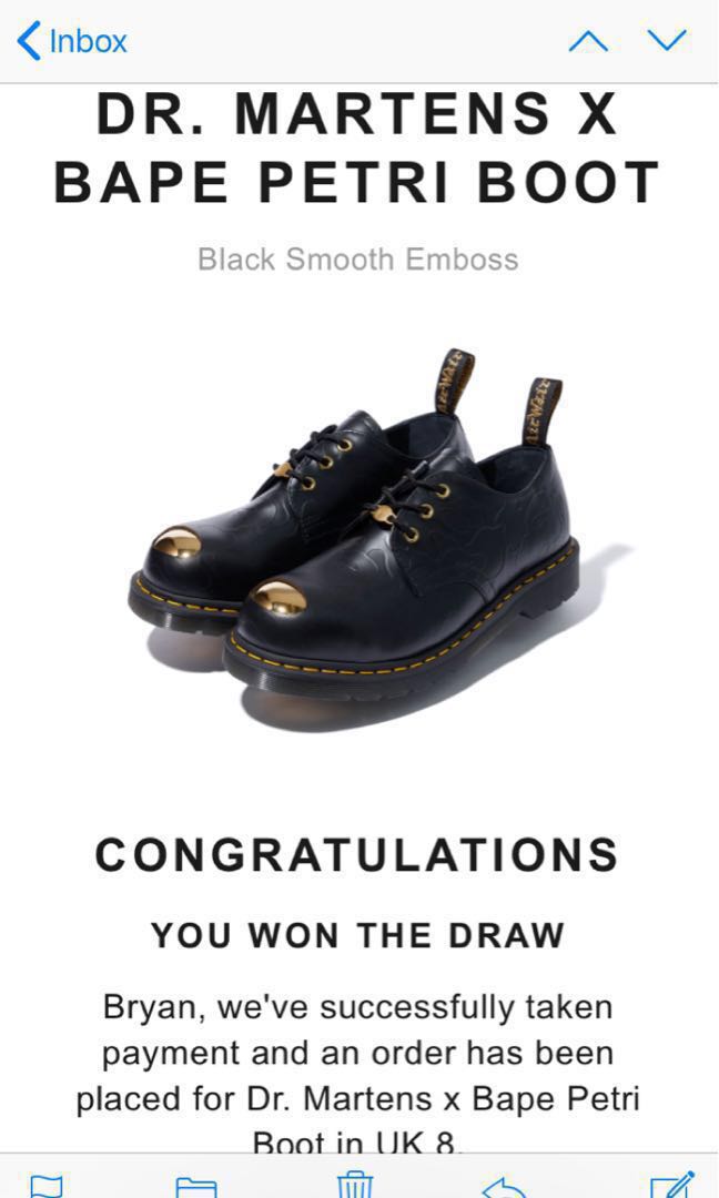Black bape hot sale smooth emboss