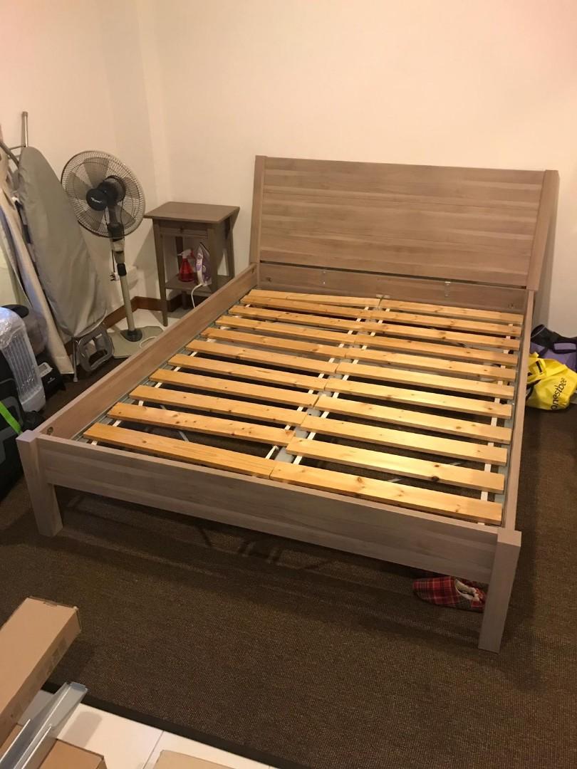 Ikea Nyvoll Queen Bed Frame, Ikea Nyvoll Bed Frame