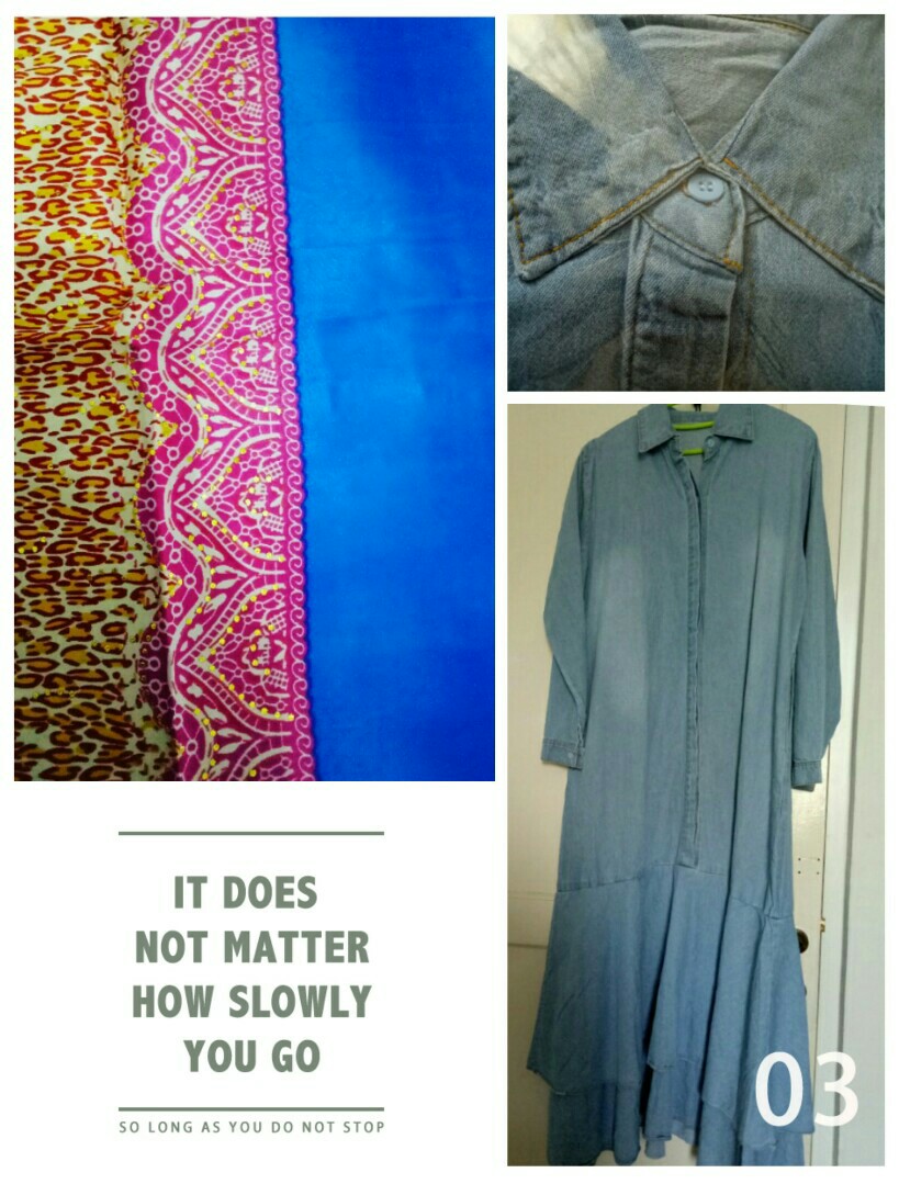 Gamis Jeans Jumbo - Gambar Islami