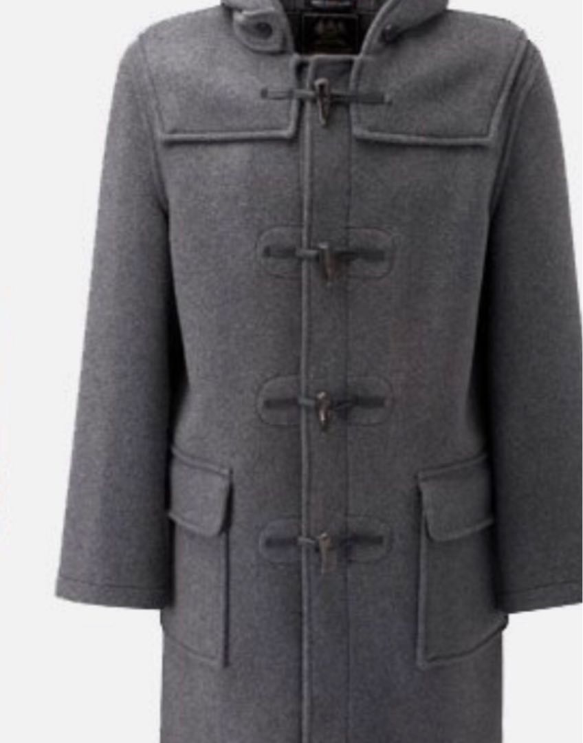 Gloverall grey duffle coat discount