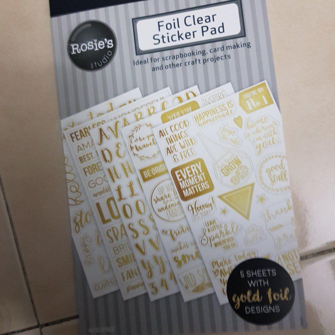 best clear sticker paper for foiling